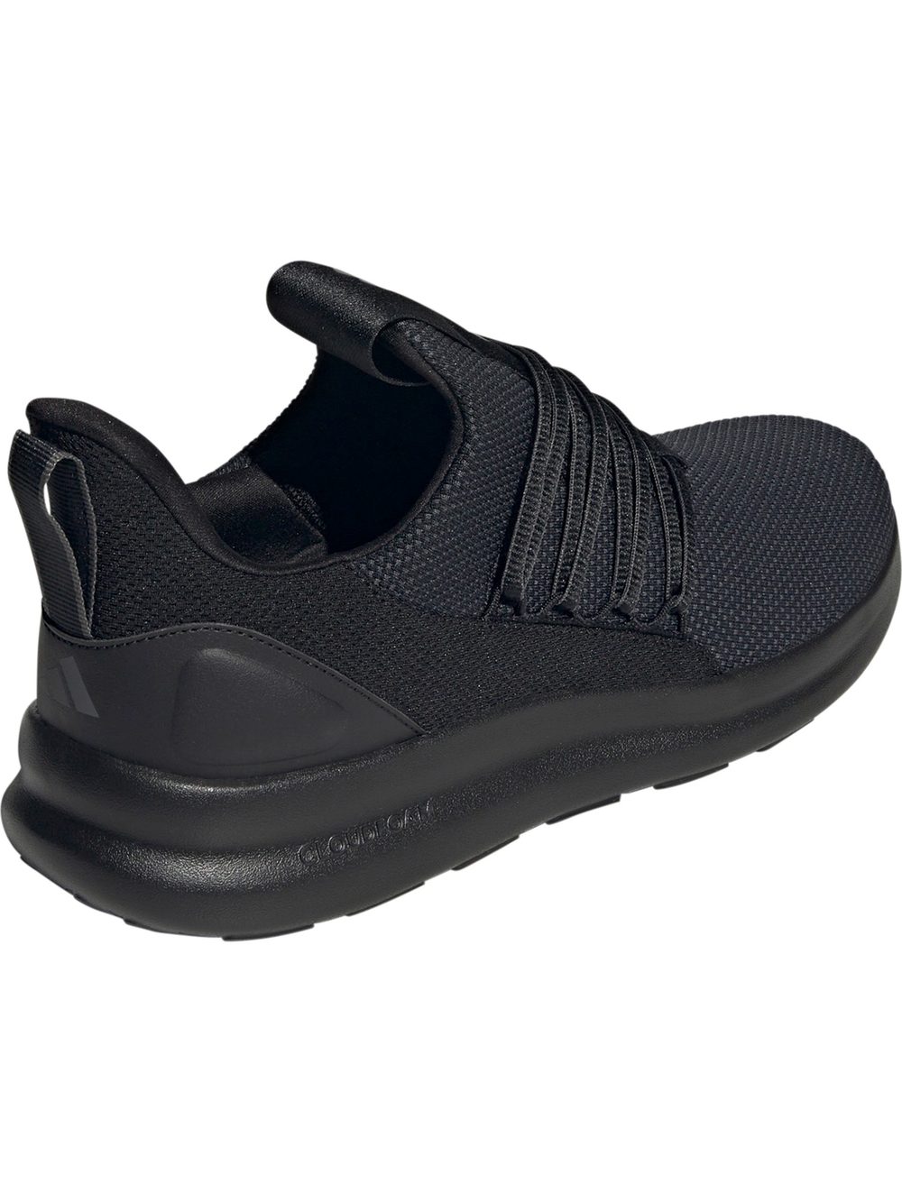 Adidas Lite Racer Adapt 7.0 Black Knit Slip-On Shoes Men's 10.5 - Picture 2 of 8